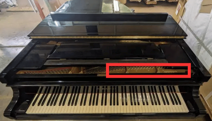 グランドピアノの機種名・製造番号の調べ方2