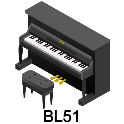 カワイBL-51 BL-12 生ピアノ - 鍵盤楽器