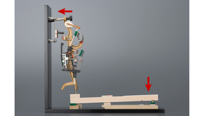 アップライトピアノのアクション