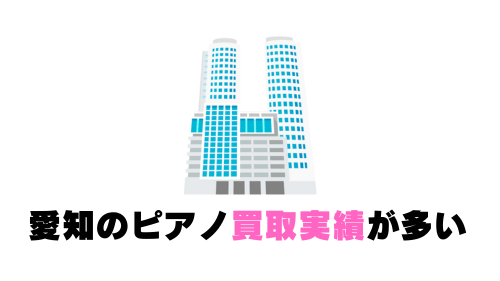 愛知のピアノ買取実績が多い