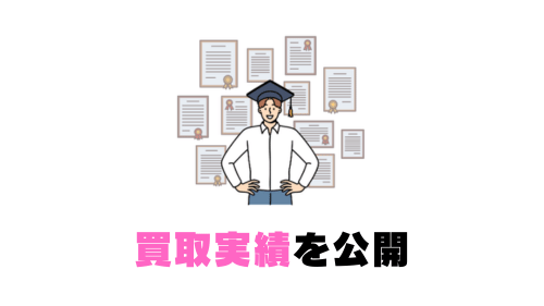 買取実績を公開