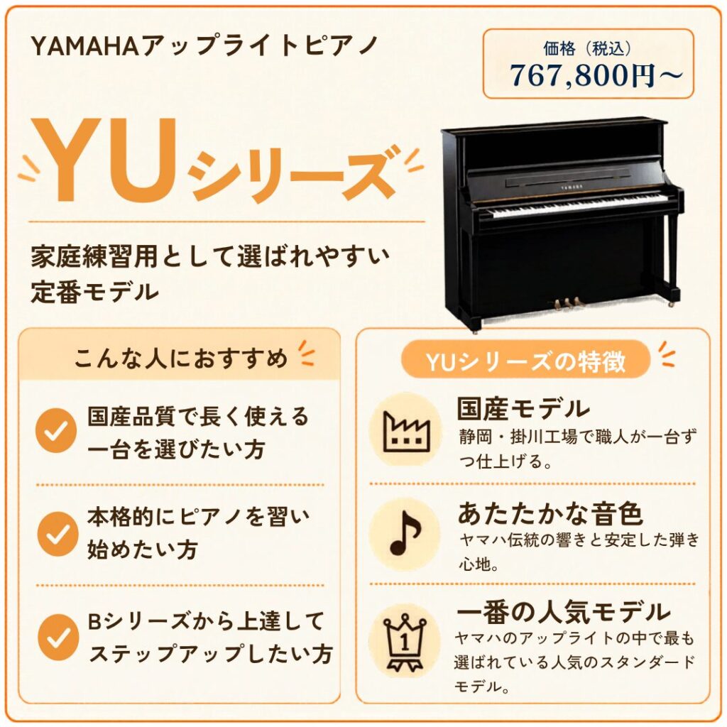 2026年最新】ヤマハ新品ピアノの定価価格一覧表｜シリーズ別の特徴と選び方